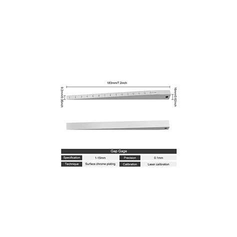 Gebeauty Ree Taper Thickness Gauge Gap Gage Welding Wedge Feeler India ...