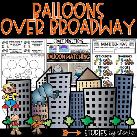 Balloons Over Broadway Book Companion | Writing crafts, Crafts, Book ...