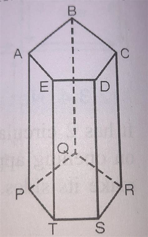 How many lateral faces does a pentagonal prism have? Write the names of ...