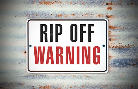 Image result for Rip Off Warning Sign