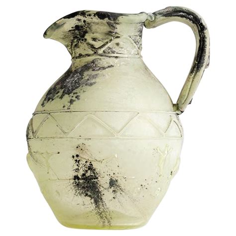 Vintage Italian Empoli Green Glass Pitcher at 1stDibs | empoli glass ...