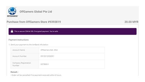 Checkout with Ambank ATM / CDM / 3rd Party Transfer - G2G Payment Guide