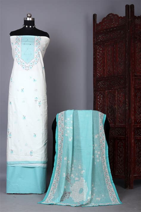 Aqua Grace Digital Printed Top With Matching Bottom & Dupatta Set ...