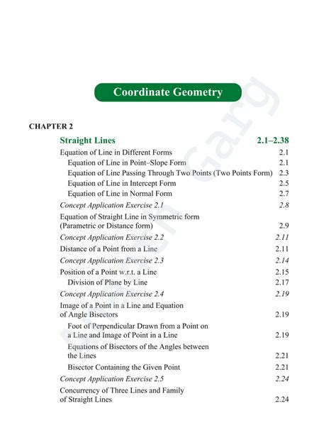 Coordinate Geometry (MATH101) CHAPTER 2: Equations of Straight Lines ...