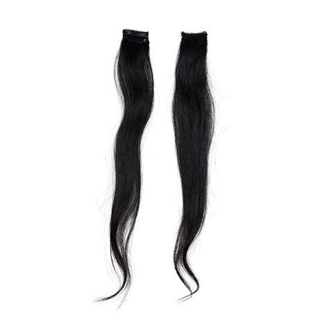 Gara Hair Clip in Side Bangs Hair Extensions(Set of 2), Real Human Hair ...