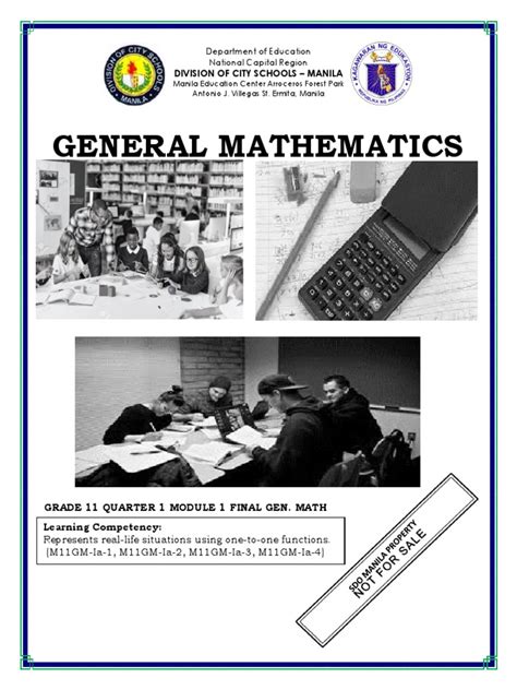 Image result for Genmath 11 Q1 Module 1