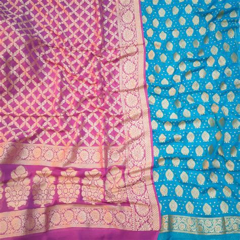 Buy 100% Pure Banarasi Georgette Suit Online - Mohsin Textiles