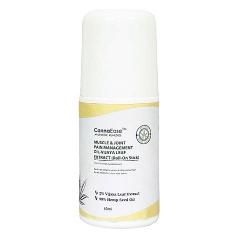 Buy Ananta Hemp Cannaease Muscle & Joint Pain Management Oil, 50 ml ...