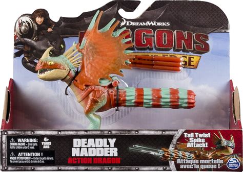 Buy Dreamworks Dragons Action Dragon Figure, Nadder (Tail Twist Spike ...