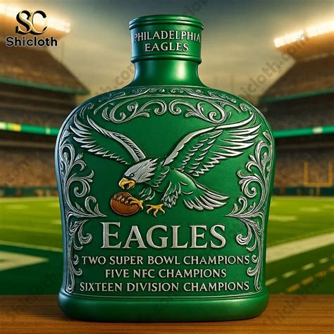 Philadelphia Eagles Honor Whiskey Bottle - Shicloth