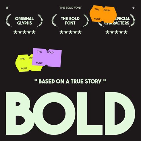 THE BOLD FONT - THE BOLD FONT - TYPE FOUNDRY