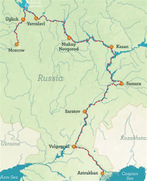 Карта россии река волга на карте россии