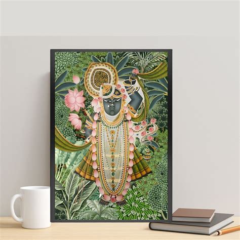 Buy Shreenathji Pichwai Print, Shrinath Ji Painting, Indian Folk Art ...