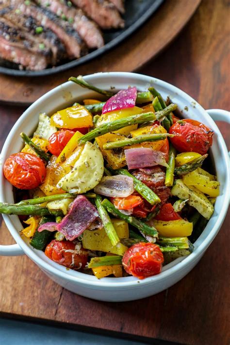 Italian Roasted Vegetables - Bonappeteach