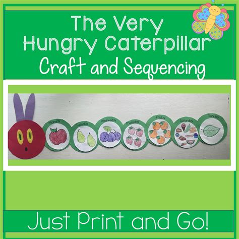 The Very Hungry Caterpillar - Craft - Etsy
