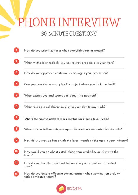Image result for Sample Phone Interview Questions