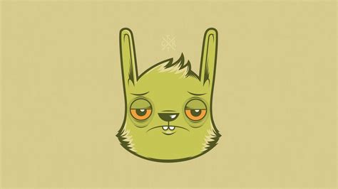 Download wallpaper 1920x1080 rabbit, face, figure, color, paper ...