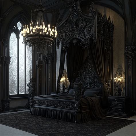 10 Dramatic Gothic Bedroom Ideas: Create Your Dark Romantic Sanctuary | Florgeous