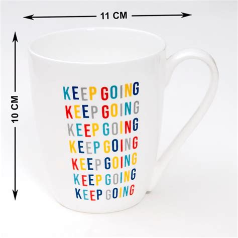 Buy Corsica Printed Mugs - Bone China - Milk Mug - 11 cm x 5.2 cm x 10 ...