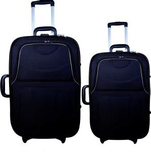 New Jersey Travellers Scottish Cabin Suitcase 2 Wheels - 20 inch Black ...