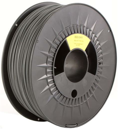 RS PRO | RS PRO 1.75 mm Grey ABS 3D Printer Filament, 1 kg | 832-0343 | RS