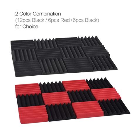Youtaimei Satisfactory Product 12 Pack Studio Acoustic Foams Sponge ...