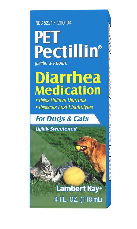 Lambert Kay Pet Pectillin Diarrhea Medication for Dogs and Cats, 4 ...
