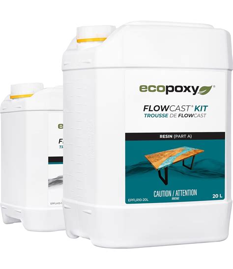 Ecopoxy Flow Cast (Liquid Plastic 2:1 ratio) 30L | Sold by OM Creation ...