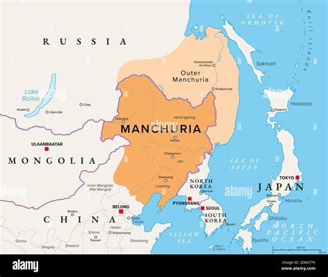 Map Of China Manchuria