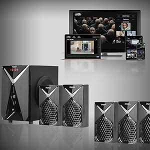 Impex Beat B1 85 Watts 5.1 Channel Multimedia Speaker System with USB ...