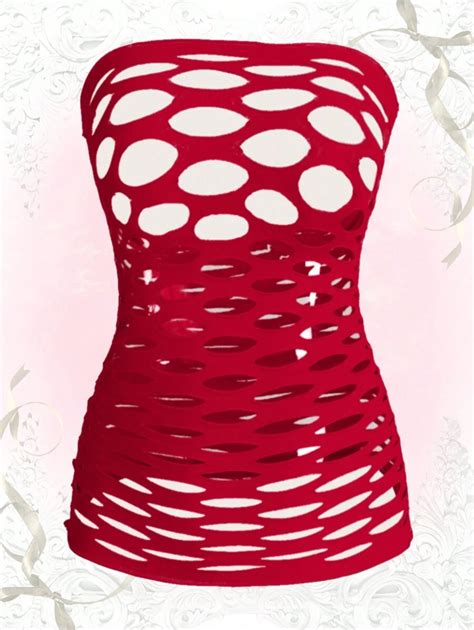 ROMWE Kawaii Solid Cut Out Bandeau Slips Lingerie | SHEIN USA