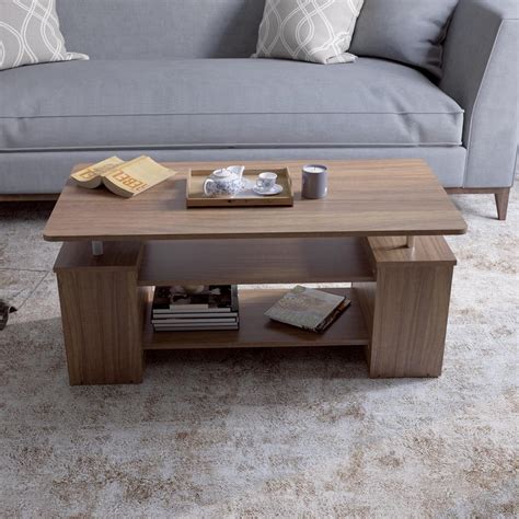 COUCH CULTURE Fizz Engineered Wood Coffee Table |Center Table for ...