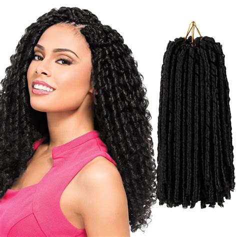 Buy ZQIAN BEAUTYUrban Soft Dread Crochet Hair - 4 Packs Straight Faux ...