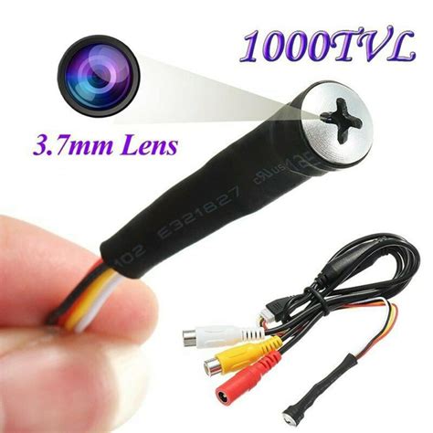 Buy Popvcly Pinhole Camera Smallest Mini Screw 1000TVL HD CCTV Spy ...