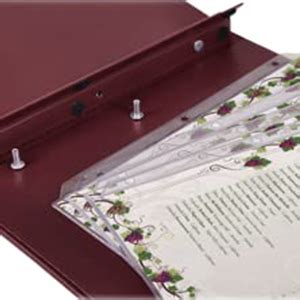 NJ Restaurant Leather Menu Covers Holders screw fitting 9x12" Inches ...