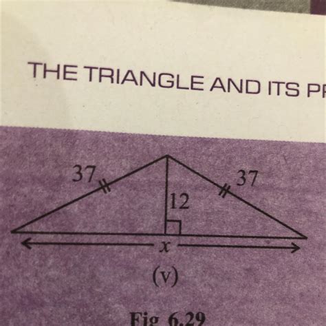 Find the length of x using Pythagoras property of triangles - Brainly.in
