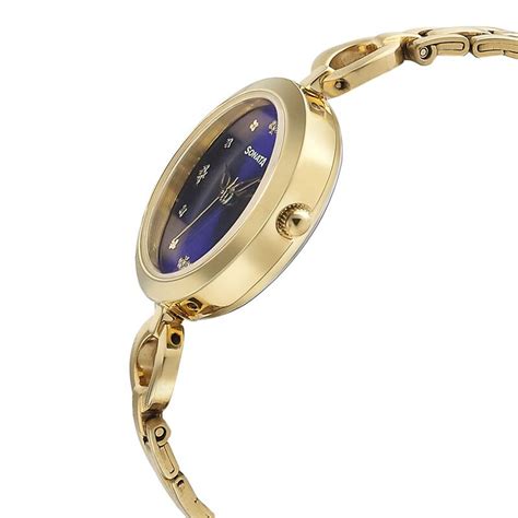 Sonata Wedding Blue Dial Women Watch With Stainless Steel Strap