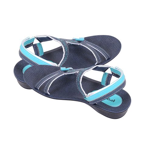 VKC Walkaroo 5309 Blue Women Sandals Size 10: Buy Online at Low Prices ...