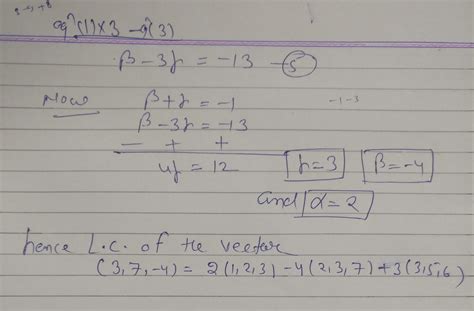 Wuu 1 example: (linear combinations in r) suppose we want to express v ...