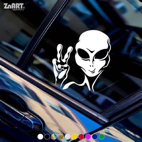 Alien Car Window Decals 的图像结果