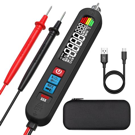 BSIDE S5X Electric Voltage Tester Rechargeable Digital Pen Multimeter ...
