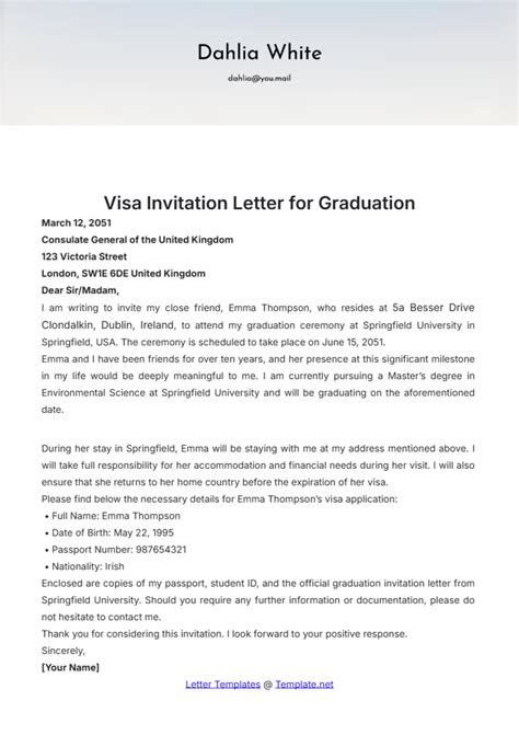 The Official Document For The School S Graduation Ceremony Is Shown ...