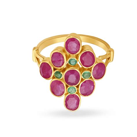 Gold and Diamond With Emerald Jewellery Collection | Tanishq Online Store