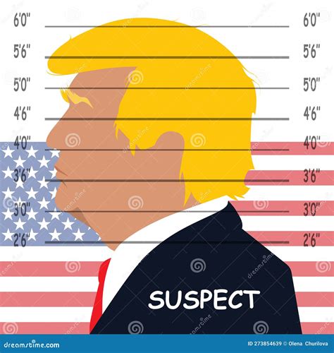 New York .2023. Silhouette Of Trump On The Background For Prisoners Editorial Image ...