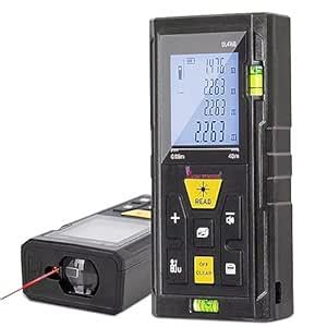 Malfah Laser Distance Meter 40m Non-Magnetic Electronic Level Distance ...