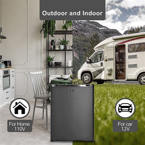 Buy Mini Fridge for Truck Drivers With Lock 1.4 Cu.Ft, Semi Truck ...