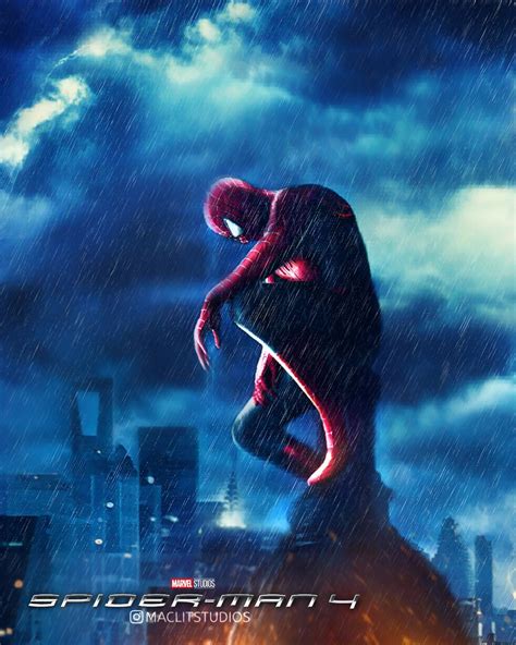 Spider-Man in Rain Night by Maclitstudios on DeviantArt