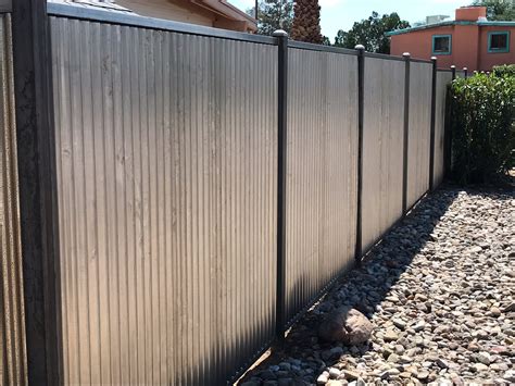 Corrugated Fences - Tucson Fence and Metal Fabrication Contractor | 23 ...