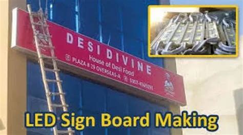 LED Sign Board Installation 的图像结果
