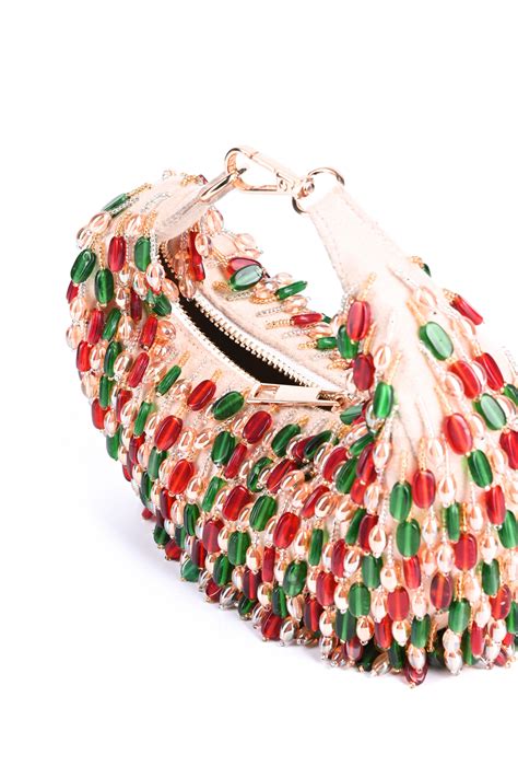 House of Kosha - Noor Multicolour Embellished Bag - Elahe